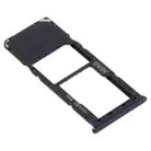 For Samsung Galaxy A21s SIM Card Tray + Micro SD Card Tray (Black) - 3