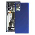 For Samsung Galaxy Note20 Battery Back Cover (Blue) - 1