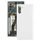 For Samsung Galaxy Note10 Battery Back Cover (White) - 1