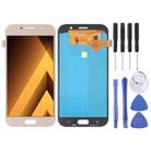 OLED LCD Screen for Galaxy A7 (2017), A720F, A720F/DS with Digitizer Full Assembly (Gold) - 1