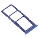 For Samsung Galaxy A9 (2018) SM-A920 SIM Card Tray + SIM Card Tray + Micro SD Card Tray (Blue) - 4
