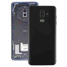 For Galaxy J8 (2018), J810F/DS, J810Y/DS, J810G/DS Back Cover with Side Keys & Camera Lens (Black) - 1