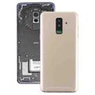 For Galaxy A6+ (2018) / A605 Back Cover with Side Keys & Camera Lens (Gold) - 1