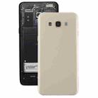 For Galaxy A8 Back Cover with Side Keys & Camera Lens (Gold) - 1