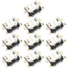 For Samsung Galaxy A10s SM-A107F 10pcs Charging Port Connector - 1