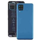 For Samsung Galaxy A12 Battery Back Cover (Blue) - 1