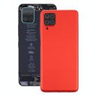 For Samsung Galaxy A12 Battery Back Cover (Red) - 1