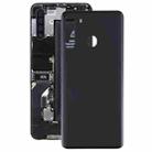 For Samsung Galaxy A21 SM-A215 Battery Back Cover (Black) - 1
