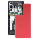 For Samsung Galaxy S21 Ultra 5G Battery Back Cover (Red) - 1