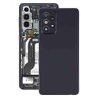 For Samsung Galaxy A52 5G / A52 4G Battery Back Cover with Camera Lens Cover (Black) - 1