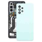 For Samsung Galaxy A52 5G / A52 4G Battery Back Cover with Camera Lens Cover(Green) - 1