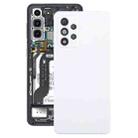 For Samsung Galaxy A52 5G / A52 4G Battery Back Cover with Camera Lens Cover(White) - 1