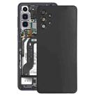 For Samsung Galaxy A32 5G Battery Back Cover with Camera Lens Cover(Black) - 1