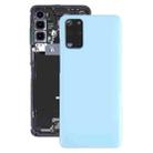 For Samsung Galaxy S20+ Battery Back Cover with Camera Lens Cover (Blue) - 1