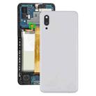 For Samsung Galaxy A02 Battery Back Cover with Camera Lens Cover (White) - 1