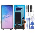 Original Super AMOLED LCD Screen for Galaxy S10 4G With Digitizer Full Assembly (Black) - 1