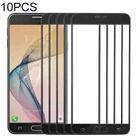 For Samsung Galaxy J7 Prime, On7 (2016), G610F, G610F/DS, G610F/DD, G610M, G610M/DS, G610Y/DS 10pcs Front Screen Outer Glass Lens (Black) - 1