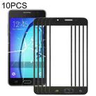 For Samsung Galaxy On5 / G550 10pcs Front Screen Outer Glass Lens (Black) - 1