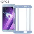 For Samsung Galaxy A5 (2017) / A520 10pcs Front Screen Outer Glass Lens (Blue) - 1