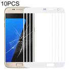 For Samsung Galaxy S7 / G930 10pcs Front Screen Outer Glass Lens (White) - 1