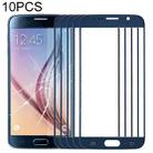 For Samsung Galaxy S6 / G920F 10pcs Front Screen Outer Glass Lens (Dark Blue) - 1