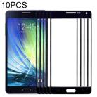 For Samsung Galaxy A5 / A500 10pcs Front Screen Outer Glass Lens (Black) - 1