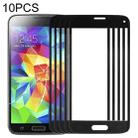 For Samsung Galaxy S5 mini  10pcs Front Screen Outer Glass Lens (Black) - 1