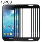 For Samsung Galaxy S IV mini / i9190 10pcs Front Screen Outer Glass Lens (Black) - 1