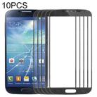 For Samsung Galaxy S IV / i9500 10pcs Front Screen Outer Glass Lens (Black) - 1