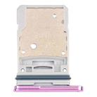 For Samsung Galaxy S20 FE 5G SM-G781B SIM Card Tray + Micro SD Card Tray (Purple) - 1