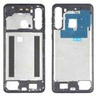 For Samsung Galaxy A21 SM-A215  Middle Frame Bezel Plate (Black) - 1