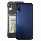 For Samsung Galaxy A01 SM-015F Battery Back Cover With Camera Lens (Blue) - 1