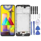 6.36 inch OLED LCD Screen for Samsung Galaxy M31 / Galaxy M31 Prime SM-M315 Digitizer Full Assembly with Frame (Black) - 1