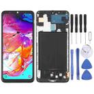 OLED LCD Screen for Samsung Galaxy A70 SM-A705 (6.39 inch) Digitizer Full Assembly with Frame (Black) - 1