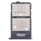 For Samsung Galaxy M31s SM-M317 SIM Card Tray + SIM Card Tray + Micro SD Card Tray (Black) - 1