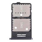 For Samsung Galaxy M31s SM-M317 SIM Card Tray + SIM Card Tray + Micro SD Card Tray (Silver) - 1