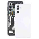 For Samsung Galaxy A82 Battery Back Cover With Camera Lens (White) - 1