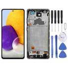 Original Super AMOLED LCD Screen for Samsung Galaxy A72 SM-A725(4G Version) Digitizer Full Assembly With Frame - 1