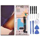 For Samsung Galaxy Note20 Ultra 4G Original Super AMOLED LCD Screen Digitizer Full Assembly With Frame (Gold) - 1
