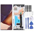 For Samsung Galaxy Note20 Ultra 4G Original Super AMOLED LCD Screen Digitizer Full Assembly With Frame (Silver) - 1
