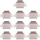 10pcs Charging Port Connector for Samsung Galaxy Note20 Ultra / Note20 Ultra 5G SM-N985F, SM-N985F/DS, SM-N986B, SM-N986B/DS, SM-N986U, SM-N986U1, SM-N986W, SM-N9860, SM-N986N - 1