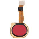 For Samsung Galaxy A11 SM-A115 Fingerprint Sensor Flex Cable(Red) - 1