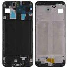 For Galaxy A30, SM-A305F/DS Front Housing LCD Frame Bezel Plate (Black) - 1