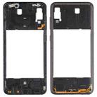 For Galaxy A30 SM-A305F/DS Back Housing Frame (Black) - 1