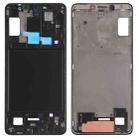 For Galaxy A9 (2018) Front Housing LCD Frame Bezel Plate (Black) - 1