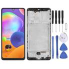 Original Super AMOLED LCD Screen for Samsung Galaxy A31 SM-A315 Digitizer Full Assembly with Frame (Black) - 1