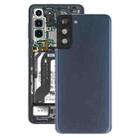 For Samsung Galaxy S21+ 5G Battery Back Cover with Camera Lens Cover (Blue) - 1