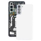 For Samsung Galaxy S21+ 5G Battery Back Cover with Camera Lens Cover (White) - 1