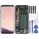 OLED LCD Screen for Samsung Galaxy S8+ SM-G955 Digitizer Full Assembly with Frame (Black) - 1