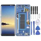 OLED LCD Screen for Samsung Galaxy Note 8 SM-N950 Digitizer Full Assembly with Frame (Blue) - 1